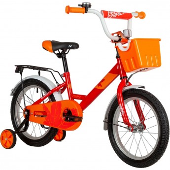Детский велосипед NOVATRACK MAPLE 16” оранжевый Детский велосипед NOVATRACK MAPLE 16” оранжевый