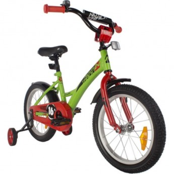 Детский велосипед NOVATRACK STRIKE 16” зеленый Детский велосипед NOVATRACK STRIKE 16” зеленый