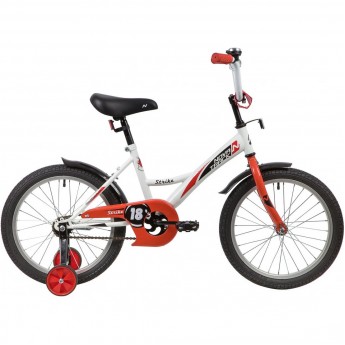 Детский велосипед NOVATRACK STRIKE 18" белый Детский велосипед NOVATRACK STRIKE 18" белый