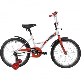 Детский велосипед NOVATRACK STRIKE 20" бело-красный Детский велосипед NOVATRACK STRIKE 20" бело-красный