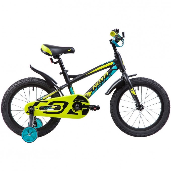Детский велосипед NOVATRACK TORNADO 16” чёрный 165ATORNADO.BK9