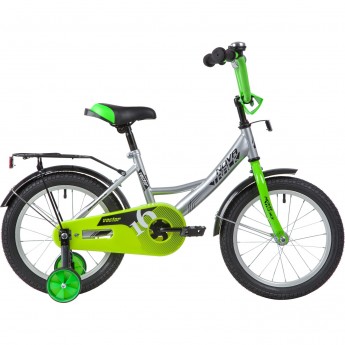 Детский велосипед NOVATRACK VECTOR 16” серебристый