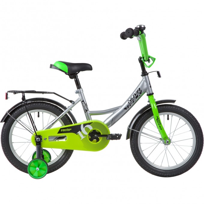 Детский велосипед NOVATRACK VECTOR 16” серебристый 163VECTOR.SL20