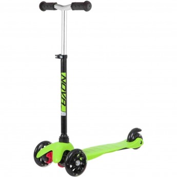 Кикборд NOVATRACK DISCO-KIDS BASIC черно-зеленый Кикборд NOVATRACK DISCO-KIDS BASIC черно-зеленый