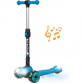 Кикборд NOVATRACK RAINBOW CAR BOY PRO синий Кикборд NOVATRACK RAINBOW CAR BOY PRO синий