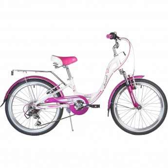 Подростковый велосипед NOVATRACK 20" ANGEL 6.V белый Подростковый велосипед NOVATRACK 20" ANGEL 6.V белый