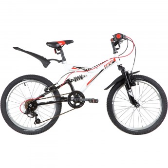 Подростковый велосипед NOVATRACK 20" DART 6.V белый Подростковый велосипед NOVATRACK 20" DART 6.V белый
