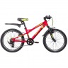 Подростковый велосипед NOVATRACK 20" TORNADO 7.V красный 20AH7V.TORNADO.RD9