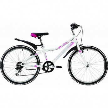 Подростковый велосипед NOVATRACK 24" ALICE 6.VS белый Подростковый велосипед NOVATRACK 24" ALICE 6.VS белый