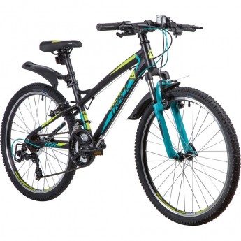 Подростковый велосипед NOVATRACK 24" TORNADO 18.D черный