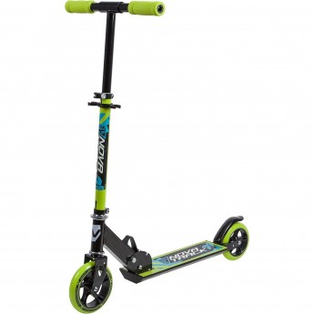Самокат для детей NOVATRACK 145 STEEL черный-зеленый Самокат для детей NOVATRACK 145 STEEL черный-зеленый