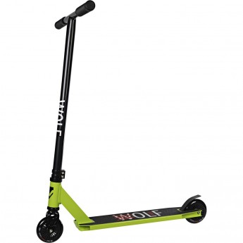 Самокат NOVATRACK WOLF 10, 100 мм, зеленый Самокат NOVATRACK WOLF 10, 100 мм, зеленый