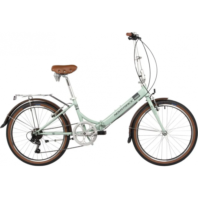 Складной велосипед NOVATRACK AURORA 20" светло-зеленый 20FAURORA6S.BN4