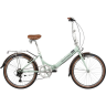Складной велосипед NOVATRACK AURORA 20" светло-зеленый 20FAURORA6S.BN4