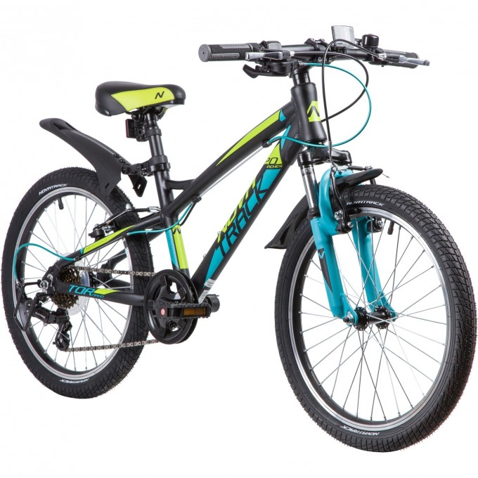 Велосипед NOVATRACK 20" TORNADO черный 20AH7D.TORNADO.BK23