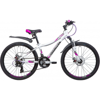 Велосипед NOVATRACK 24" KATRINA, рама 12", белый Велосипед NOVATRACK 24" KATRINA, рама 12", белый
