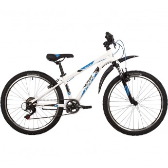 Велосипед NOVATRACK BATTLER 24", рама 12'', белый, 2023 Велосипед NOVATRACK BATTLER 24", рама 12'', белый, 2023