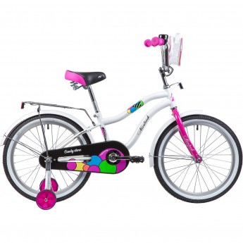 Велосипед NOVATRACK CANDY 20", белый Велосипед NOVATRACK CANDY 20", белый