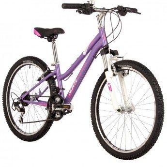 Велосипед NOVATRACK JENNY PRO 24", рама 12'', фиолетовый, 2023 Велосипед NOVATRACK JENNY PRO 24", рама 12'', фиолетовый, 2023